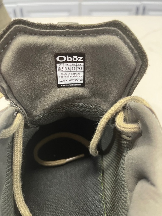 Oboz Men\'s Hiking Shoes US
10.5 Medium Trout Gray Lace-Up main image 5